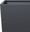 vidaXL - Plantenbak - 45x45x75 - cm - staal - antracietkleurig