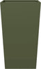 vidaXL - Plantenbak - 45x45x75 - cm - staal - olijfgroen