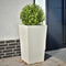 vidaXL - Plantenbak - 45x45x75 - cm - staal - wit