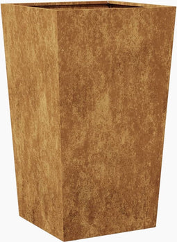 vidaXL - Plantenbak - 45x45x75 - cm - weervast - staal