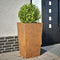 vidaXL - Plantenbak - 45x45x75 - cm - weervast - staal
