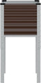 vidaXL - Plantenbak - 45x45x88 - cm - staal - bruin