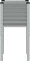vidaXL - Plantenbak - 45x45x88 - cm - staal - grijs