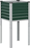 vidaXL - Plantenbak - 45x45x88 - cm - staal - groen