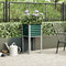 vidaXL - Plantenbak - 45x45x88 - cm - staal - groen