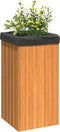 vidaXL - Plantenbak - 45x45x90 - cm - massief - acaciahout
