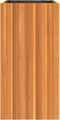 vidaXL - Plantenbak - 45x45x90 - cm - massief - acaciahout