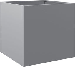 vidaXL - Plantenbak - 49x47x46 - cm - gegalvaniseerd - staal - zilverkleurig