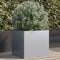 vidaXL - Plantenbak - 49x47x46 - cm - gegalvaniseerd - staal - zilverkleurig