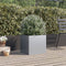 vidaXL - Plantenbak - 49x47x46 - cm - gegalvaniseerd - staal - zilverkleurig