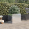 vidaXL - Plantenbak - 49x47x46 - cm - roestvrij - staal - zilverkleurig