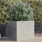 vidaXL - Plantenbak - 49x47x46 - cm - roestvrij - staal - zilverkleurig