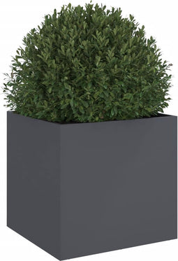 vidaXL - Plantenbak - 49x47x46 - cm - staal - antracietkleurig