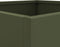 vidaXL - Plantenbak - 49x47x46 - cm - staal - olijfgroen