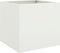 vidaXL - Plantenbak - 49x47x46 - cm - staal - wit