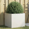 vidaXL - Plantenbak - 49x47x46 - cm - staal - wit