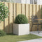 vidaXL - Plantenbak - 49x47x46 - cm - staal - wit