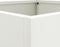 vidaXL - Plantenbak - 49x47x46 - cm - staal - wit