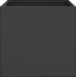 vidaXL - Plantenbak - 49x47x46 - cm - staal - zwart
