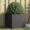 vidaXL - Plantenbak - 49x47x46 - cm - staal - zwart