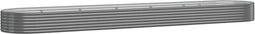 vidaXL - Plantenbak - 507x100x36 - cm - gepoedercoat - staal - grijs