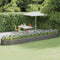 vidaXL - Plantenbak - 507x100x36 - cm - gepoedercoat - staal - grijs