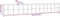 vidaXL - Plantenbak - 507x100x68 - cm - gepoedercoat - staal - groen