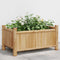 vidaXL - Plantenbak - 50x30x25 - cm - bamboe
