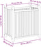 vidaXL - Plantenbak - 50x30x50 - cm - bamboe