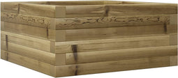 vidaXL - Plantenbak - 50x50x23 - cm - geïmpregneerd - grenenhout