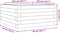 vidaXL - Plantenbak - 50x50x23 - cm - massief - grenenhout