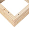 vidaXL - Plantenbak - 50x50x23 - cm - massief - grenenhout