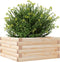 vidaXL - Plantenbak - 50x50x23 - cm - massief - grenenhout