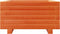 vidaXL - Plantenbak - 50x50x26,5 - cm - massief - grenenhout - wasbruin