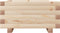 vidaXL - Plantenbak - 50x50x26,5 - cm - massief - grenenhout