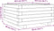 vidaXL - Plantenbak - 50x50x26,5 - cm - massief - grenenhout - wasbruin