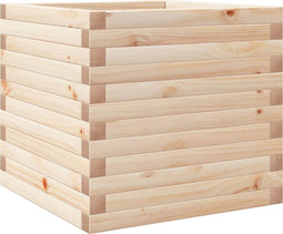 vidaXL - Plantenbak - 50x50x45,5 - cm - massief - grenenhout