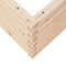 vidaXL - Plantenbak - 50x50x45,5 - cm - massief - grenenhout