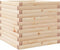 vidaXL - Plantenbak - 50x50x45,5 - cm - massief - grenenhout