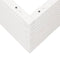 vidaXL - Plantenbak - 50x50x45,5 - cm - massief - grenenhout - wit