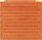 vidaXL - Plantenbak - 50x50x46 - cm - massief - grenenhout - wasbruin