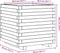 vidaXL - Plantenbak - 50x50x49,5 - cm - massief - douglashout