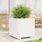 vidaXL - Plantenbak - 50x50x49,5 - cm - massief - grenenhout - wit