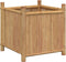 vidaXL - Plantenbak - 50x50x50 - cm - bamboe