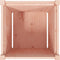 vidaXL - Plantenbak - 50x50x50 - cm - massief - douglashout