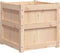 vidaXL - Plantenbak - 50x50x50 - cm - massief - grenenhout
