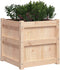 vidaXL - Plantenbak - 50x50x50 - cm - massief - grenenhout