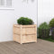 vidaXL - Plantenbak - 50x50x50 - cm - massief - grenenhout