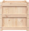 vidaXL - Plantenbak - 50x50x50 - cm - massief - grenenhout