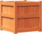 vidaXL - Plantenbak - 50x50x50 - cm - massief - grenenhout - wasbruin